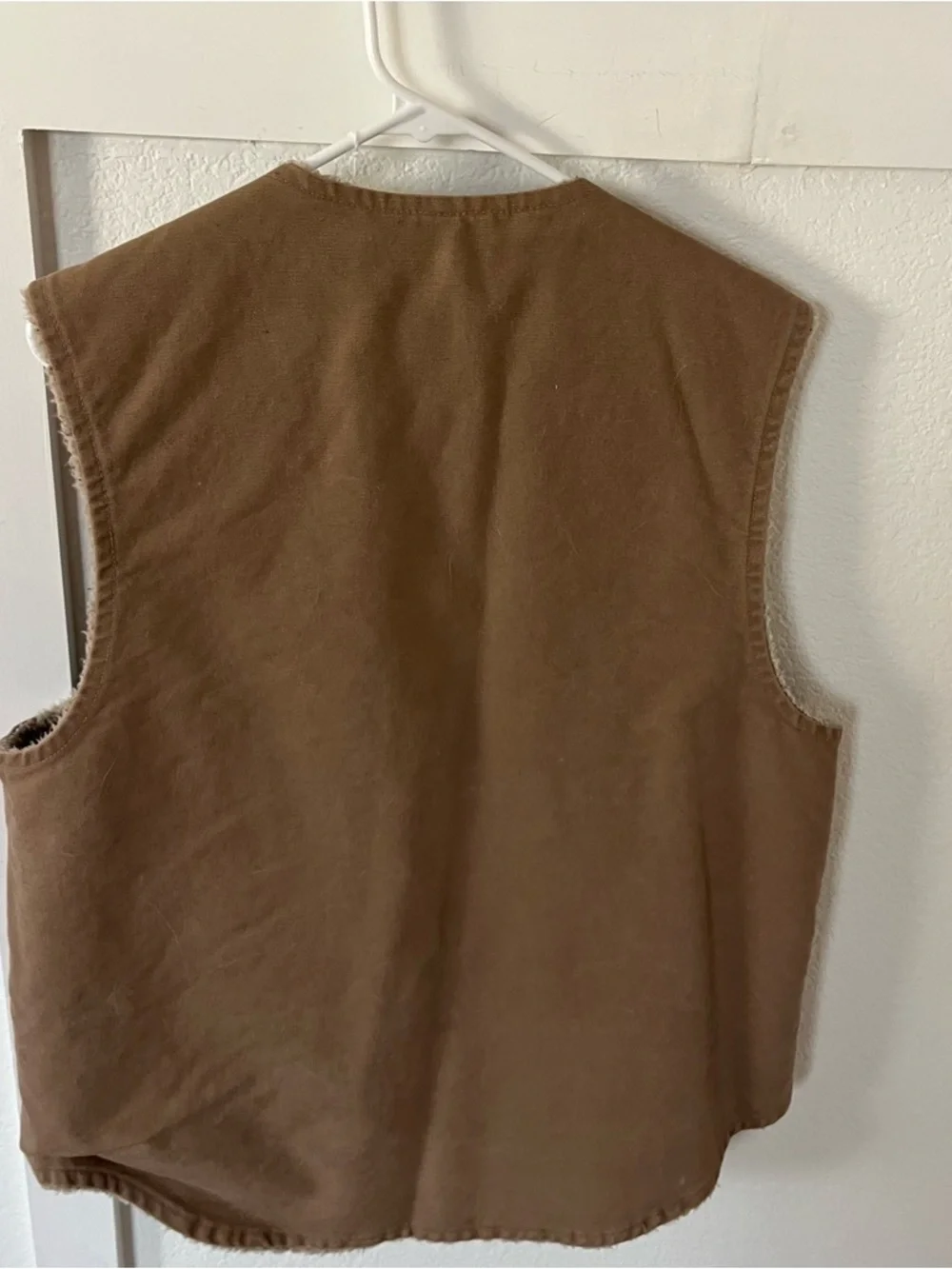 Carhartt Men's Large Tall Sherpa Lined Work Vest - Picture 7 of 9
